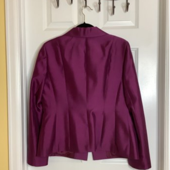 👣4/$20.  Sutton Studio ~ Silk Wool Blend Blazer. (no buttons) - Picture 3 of 4